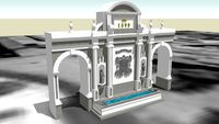 Pilar de las Ninfas (reconstrucción hipotética)
