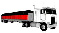 Kenworth Cabover CurtainSide Combo -KCCC