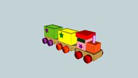 Wooden Toy Train