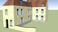 Presbytère, hôtel, actuellement logements