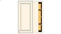 Wall Blind Corner Single Door 39H