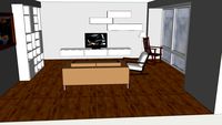 Bjorn Floor plan with furniture