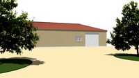 Projet architecture hangar agricole pour stockage lieu de vente bureaux