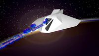 AFV-01'jackal' firing plasma cannons & railgun