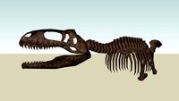 Dinosaur Skeleton Giganotosaurus ------] only 1kb!