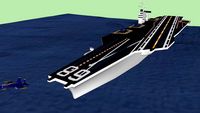 USS Nimitz at San Francisco Pacific Ocean, California, USA.