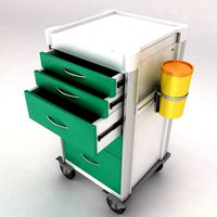 Medical Equipment Trolley with Rack