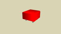 Ikea Klippan Pouf
