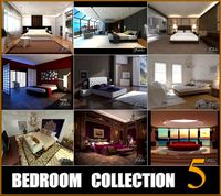 Bedroom collection 5 3D Model