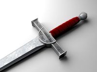 Highlander sword 3D Model
