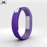 Sony Smart Band SWR10 Purple 3D Model