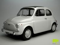 Fiat 500 R 1975 3D Model