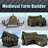 Medieval Farm Builder 3D Model