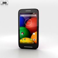 Motorola Moto E Raspberry Black 3D Model