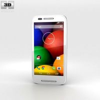 Motorola Moto E Black White 3D Model