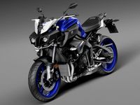 Yamaha MT-10 2016 3D Model