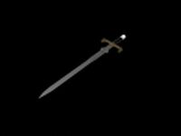Dragon Sword 3D Model