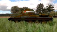 T34-76 Tank Camo HDRI 3D Model