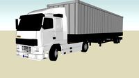 truck with container
