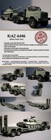 Military Tractor Truck (KrAZ-6446) With Trailer