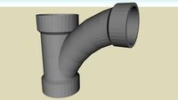 Combination Wye & 1/8 Bend Reducing (One Piece)