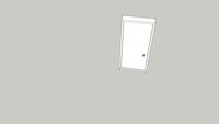 8 ft Contemporary/Modern Door w/ Frame