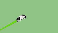 Kevin Flynn's lightcycle green version