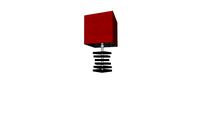 lampada da tavolo rossa