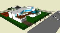Modern House & Accident