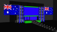 WWE One Night Only Australia Custom PPV Stage