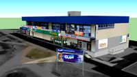 Pawilon Handlowy i Bilbord - Osiedle Kopernika Gliwice ul. Kopernika 18