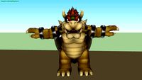 SSBB bowser ragdoll