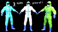 Doctor PPE Suit hazmat worker protective clothes body suit safety suit hazard Coverall Suit chemical suit