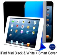 iPad Mini B&W + Smart Cover