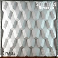 3D панели 9 шт. /3D panels Set 9 Subberjean