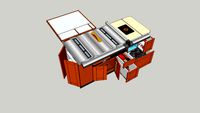 Ridgid table saw work station