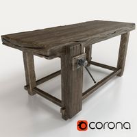 Old carpenter table
