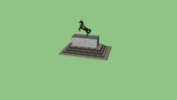 Horse statue