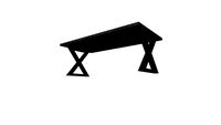 HCD – 24x48 X-Frame Coffee Table w/1x2 Tube Steel