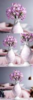 Light pink flower vase