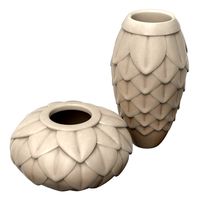 Leaf Porcelain Vases Set
