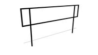 steeldeck safety rail 8' (MDX)