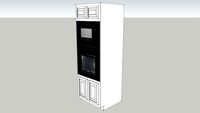 oven microwave cabinet