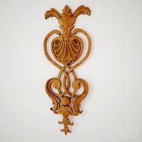 Резная накладка из дерева в Классическом стиле N143