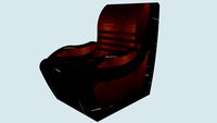 Comfy chair Brown leather