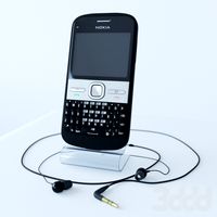 Mobile phone nokia e5 (Corona Render)