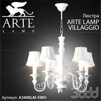 Люстра Arte Lamp Villaggio A3400LM-5WH
