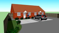2 New 2 Bedroom Bungalows