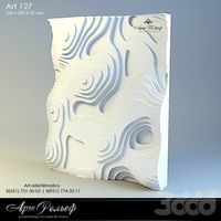 Гипсовая 3d панель 127 от Арт Рельеф