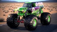 Monster Truck Grave Digger Desert